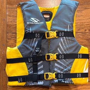 Stearns Kids Life Jacket - Yellow and Gray